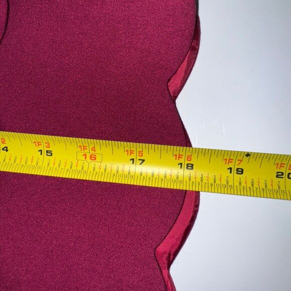 Loft scalloped tiered mini skirt magenta | size 6 - Picture 8 of 8